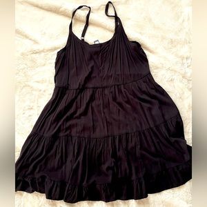 Black 3 tiered dress